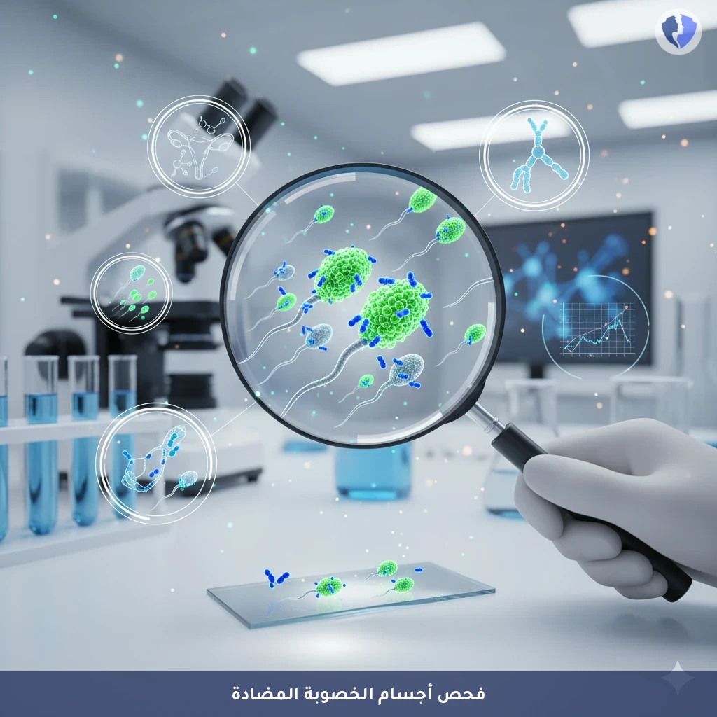 فحص الأجسام المضادة للحيوانات المنوية - تحليل الأجسام المضادة للحيوانات المنوية (Sperm ABS)