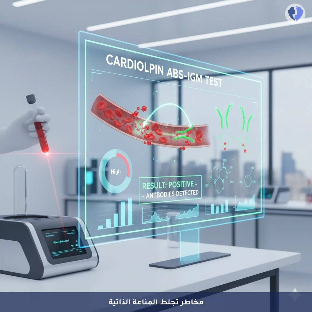 فحص أسباب التجلط والإجهاض - تحليل الأجسام المضادة للكارديوليبين (Cardiolipin Abs-IgM)