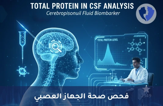 فحص بروتين السائل الشوكي - تحليل البروتين الكلي في السائل النخاعي (CSF)