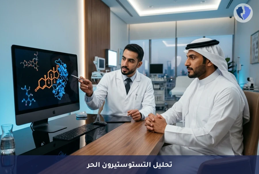 اطمئن على مستويات ذكورتك بدقة - تحليل التستوستيرون الحر والبيولوجي والبروتين الرابط للهرمونات الجنسية (SHBG)