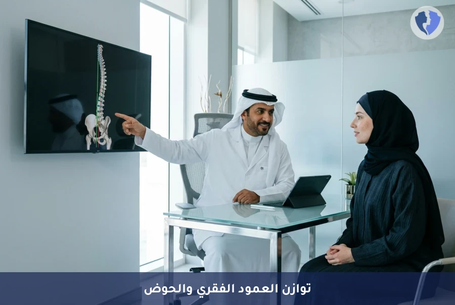 استعد توازن عمودك الفقري بدقة - تحليل التوازن السهمي والميل الحوضي (PI-LL)