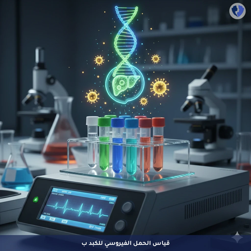قياس الحمل الفيروسي للكبد B - تحليل الحمل الفيروسي لفيروس التهاب الكبد ب بتقنية (PCR)