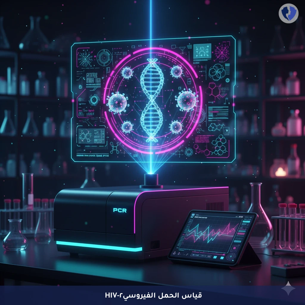 فحص الحمل الفيروسي HIV-2 - تحليل الحمل الفيروسي لنقص المناعة البشرية النوع 2 (HIV-2 RNA PCR Quantitative)