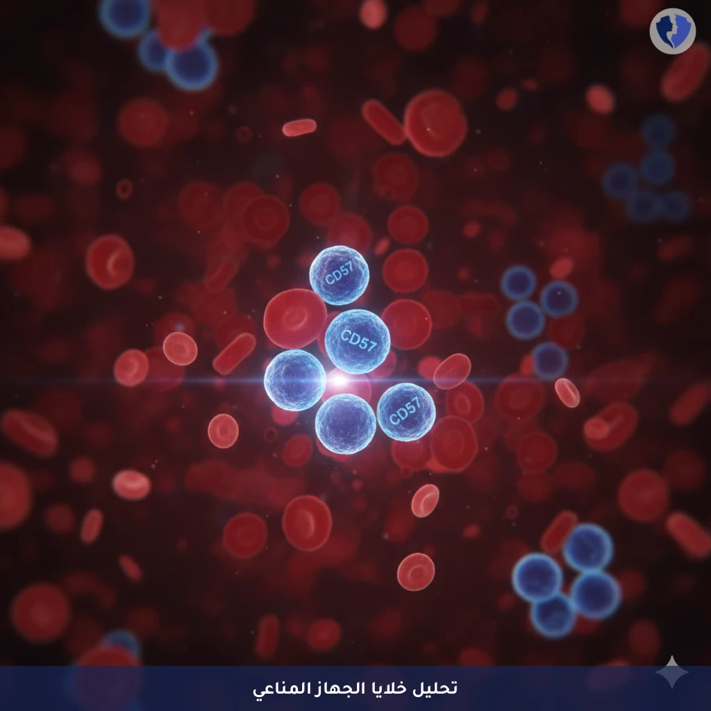 تقييم نشاط المناعة الخلوية - تحليل الخلايا الليمفاوية (CD57) في الدم الكامل