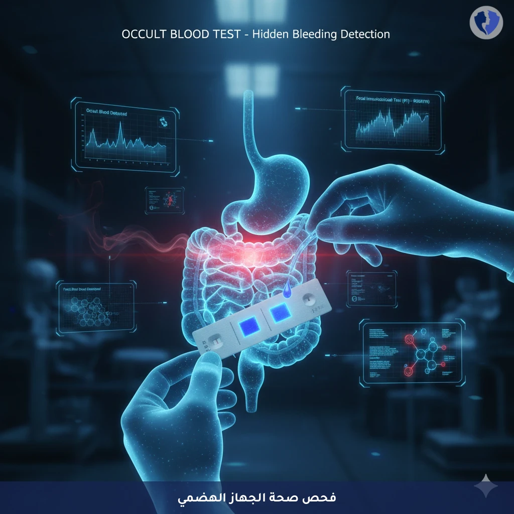 الكشف عن النزيف الهضمي الخفي - تحليل الدم الخفي في البراز (Occult Blood)