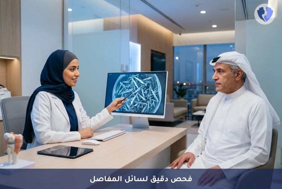 افحص صحة مفاصلك بدقة - تحليل السائل الزلالي المجهري (Synovial Fluid Analysis)