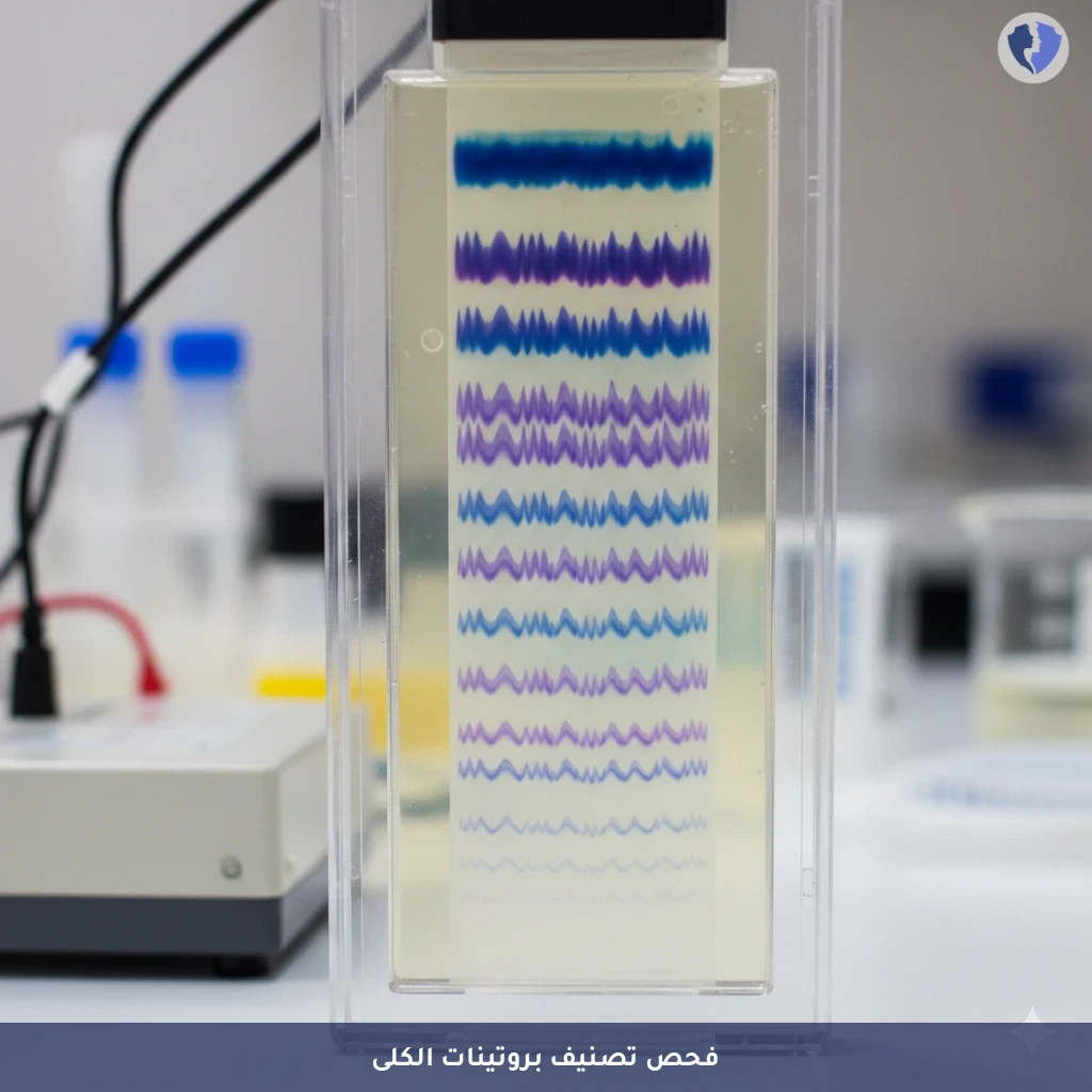 تحليل أنواع بروتين البول - تحليل الفصل الكهربائي لبروتينات البول