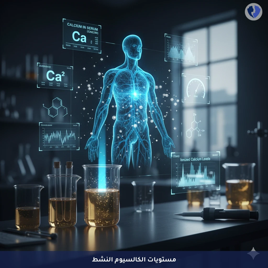 قياس الكالسيوم النشط في الجسم - تحليل الكالسيوم المتأين في الدم (Ionized Calcium)