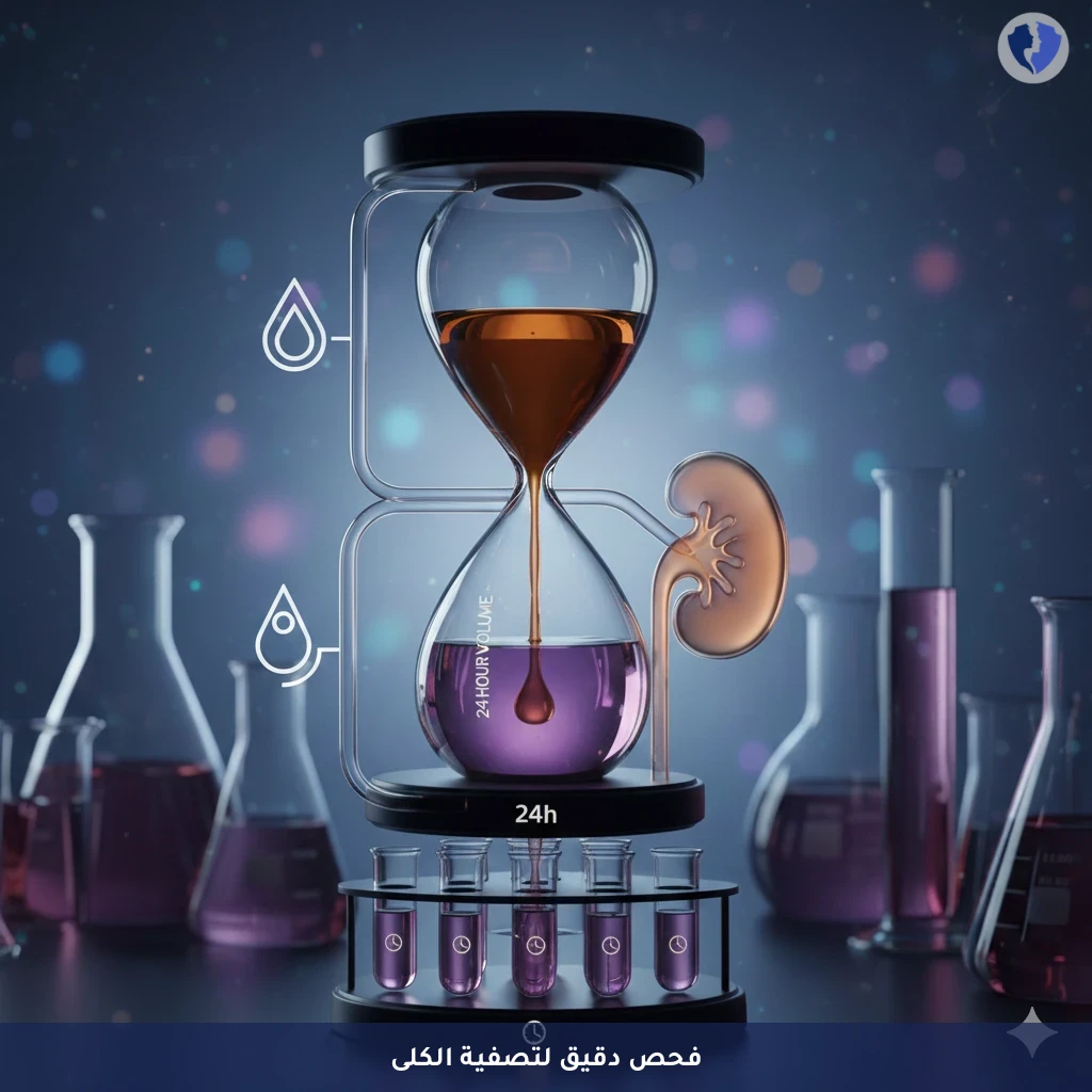 تقييم دقيق لأداء الكلى - تحليل الكرياتينين في البول لمدة 24 ساعة (Creatinine 24h Urine)