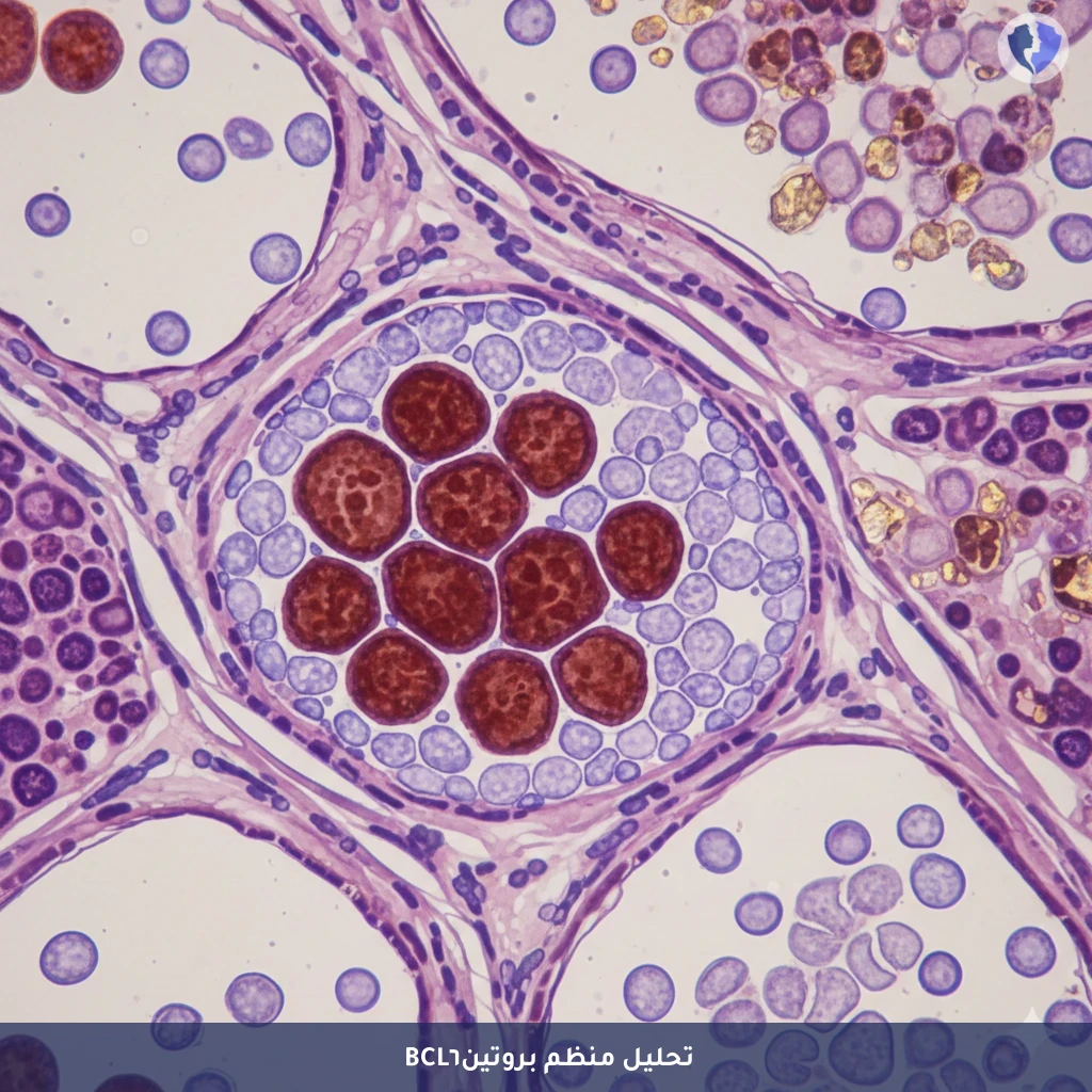 فحص BCL6 لتشخيص اللمفوما - تحليل الكيمياء النسيجية المناعية لبروتين (BCL6)
