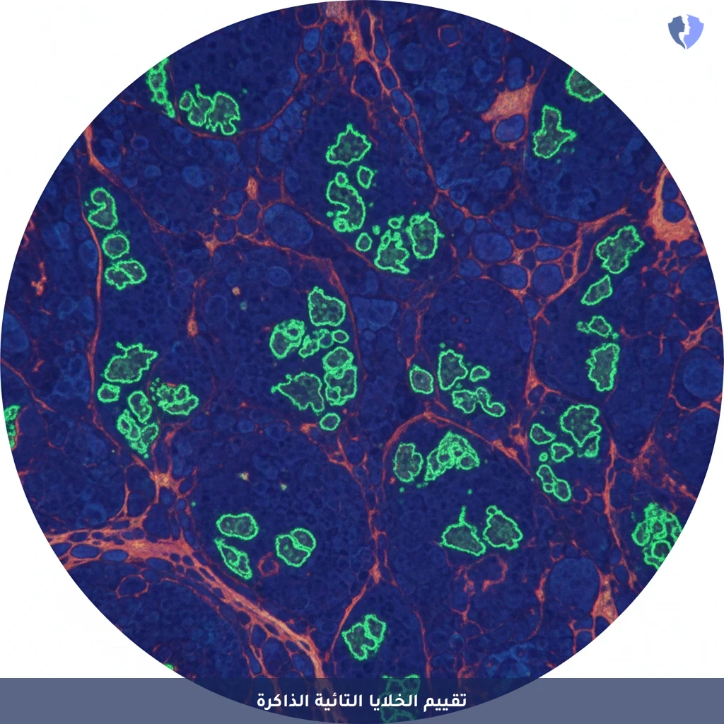 تقييم المناعة الخلوية والليمفاوية - تحليل الكيمياء النسيجية المناعية لبروتين (CD57)