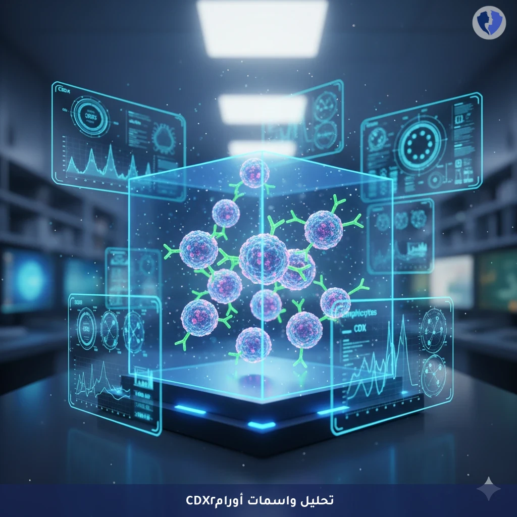 تحديد مصدر الأورام السرطانية - تحليل الكيمياء النسيجية المناعية لبروتين (CDX2)