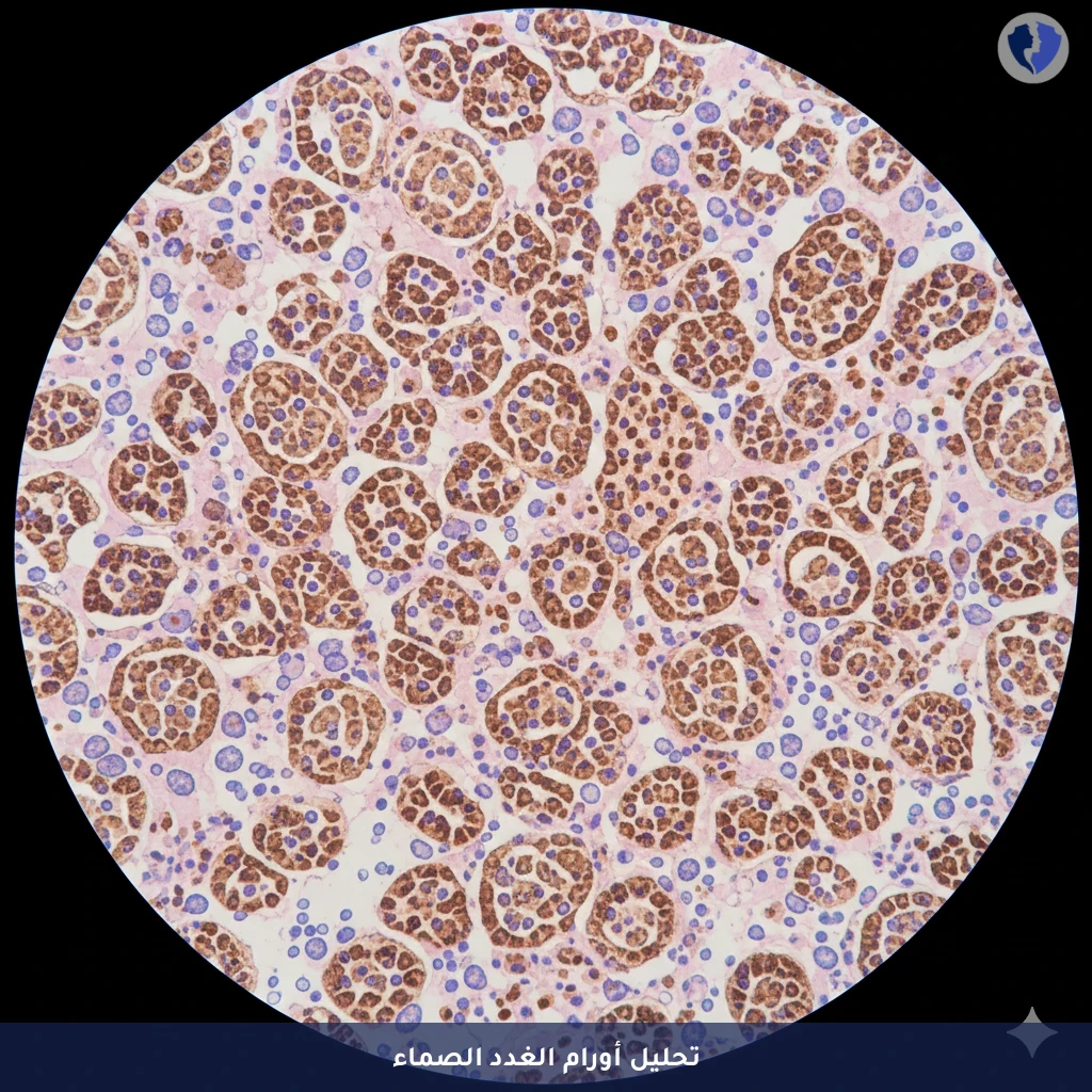 تحليل الأورام العصبية الصماوية - تحليل الكيمياء النسيجية المناعية للكروموجرانين أ (Chromogranin A)