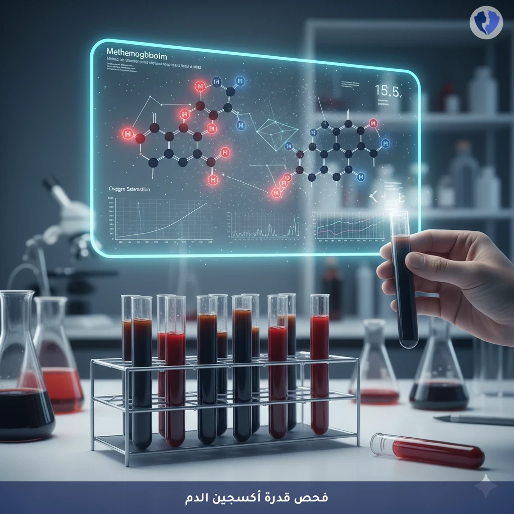 اطمئن على مستويات الأكسجين بدمك - تحليل الميتهيموغلوبين في الدم (Methemoglobin)