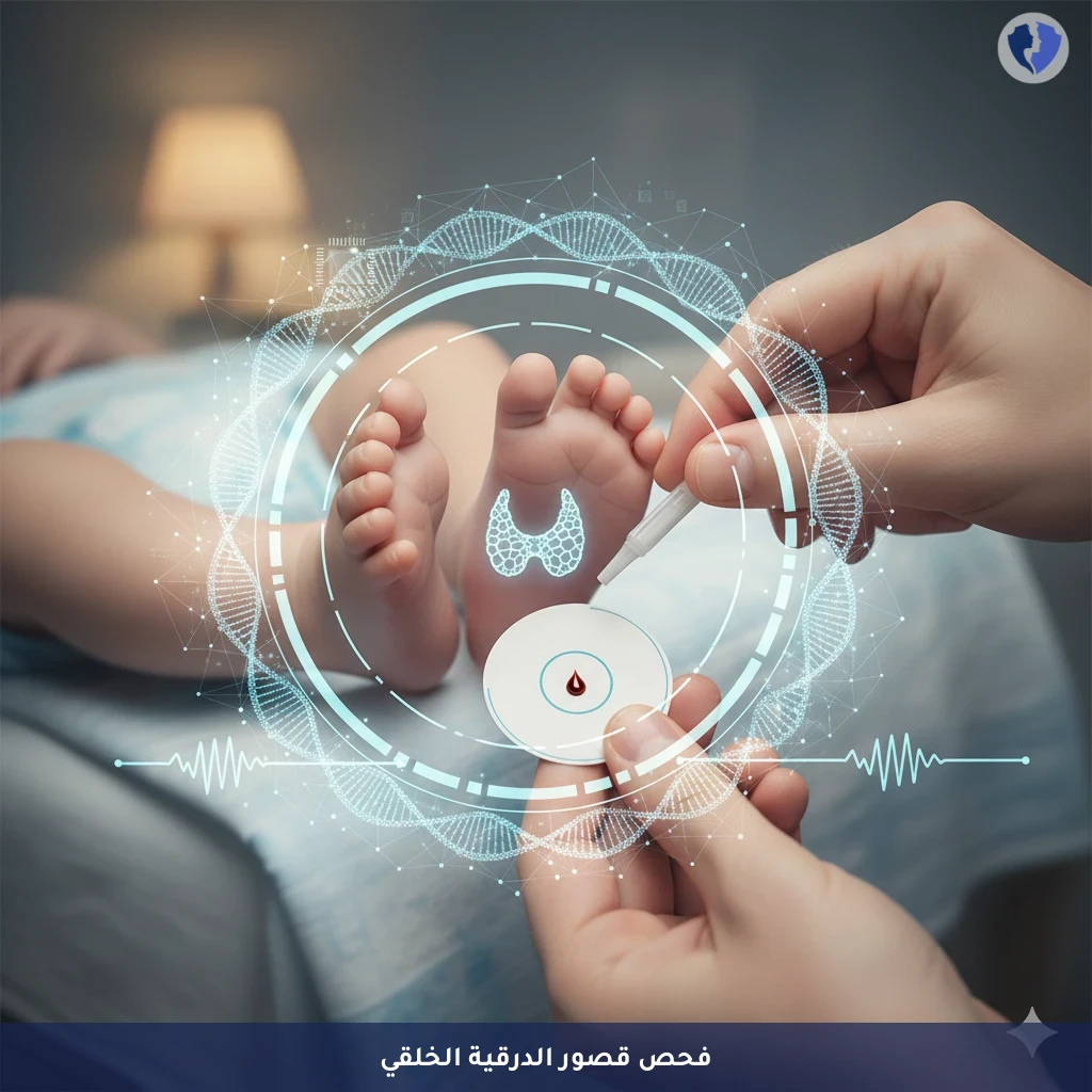 فحص الغدة الدرقية للمواليد - تحليل الهرمون المنبه للدرقية لحديثي الولادة (TSH)
