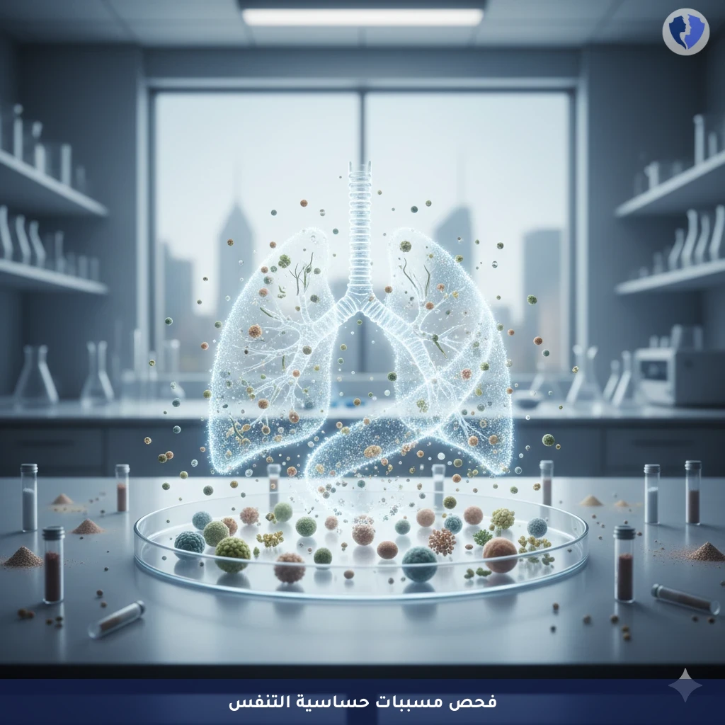 فحص حساسية الصدر والأنف - تحليل باقة حساسية الاستنشاق - 35 نوعاً (Allergy Panel)