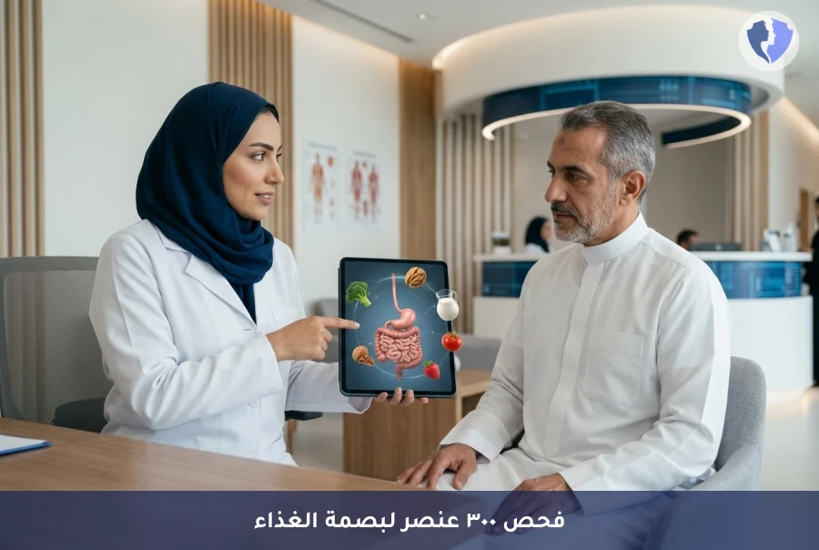 كشف عدم التحمل الغذائي الشامل - تحليل بصمة الغذاء لعدم التحمل - 300 عنصر (Food Print)