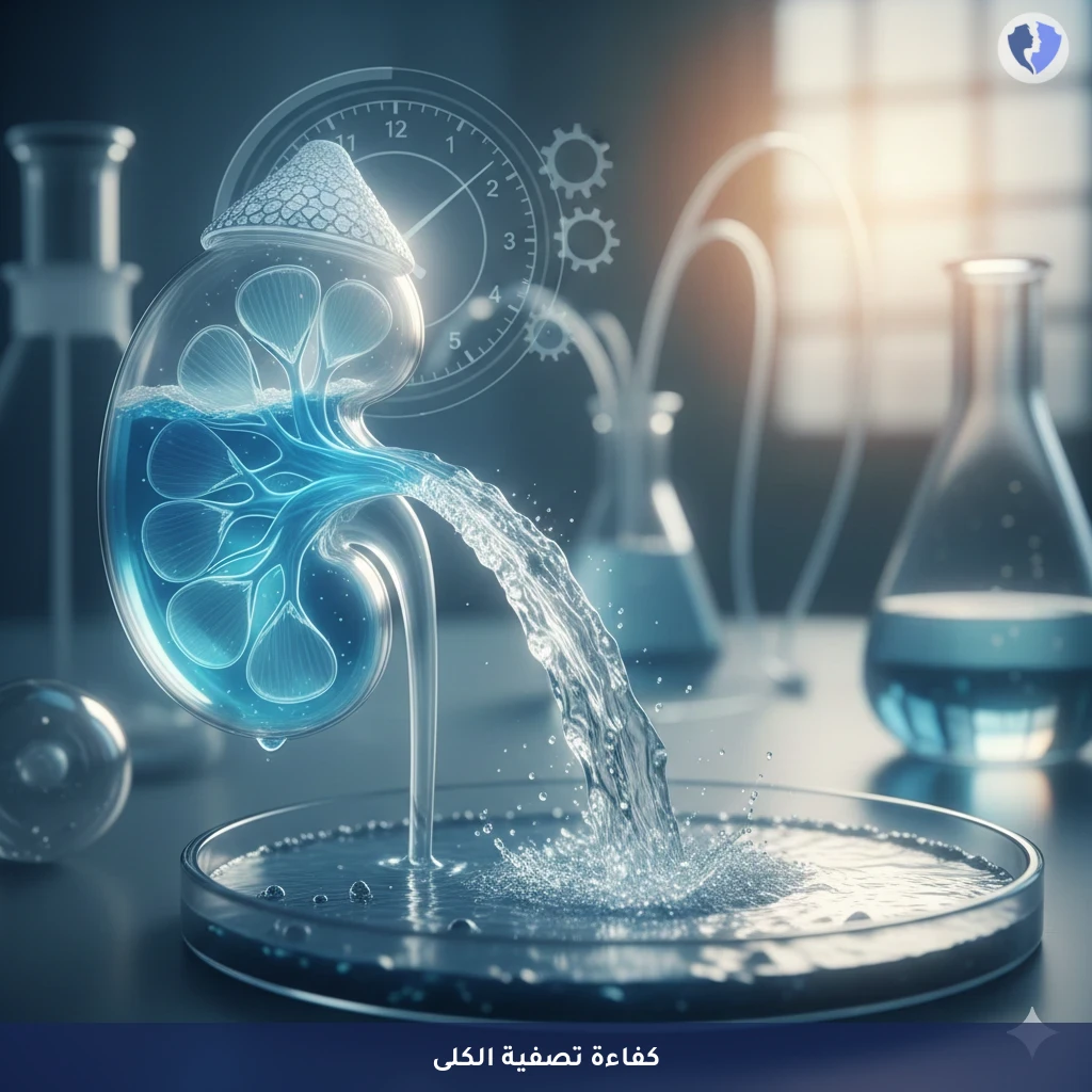 قياس كفاءة تصفية الكلى الشامل - تحليل تصفية الكرياتينين (Creatinine Clearance)