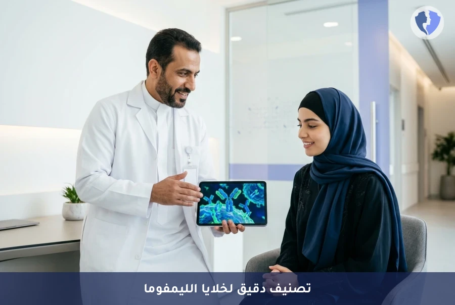 دقة متناهية في تشخيص الأورام - تحليل تصنيف سرطان الغدد الليمفاوية بالتدفق الخلوي (Flow Cytometry)