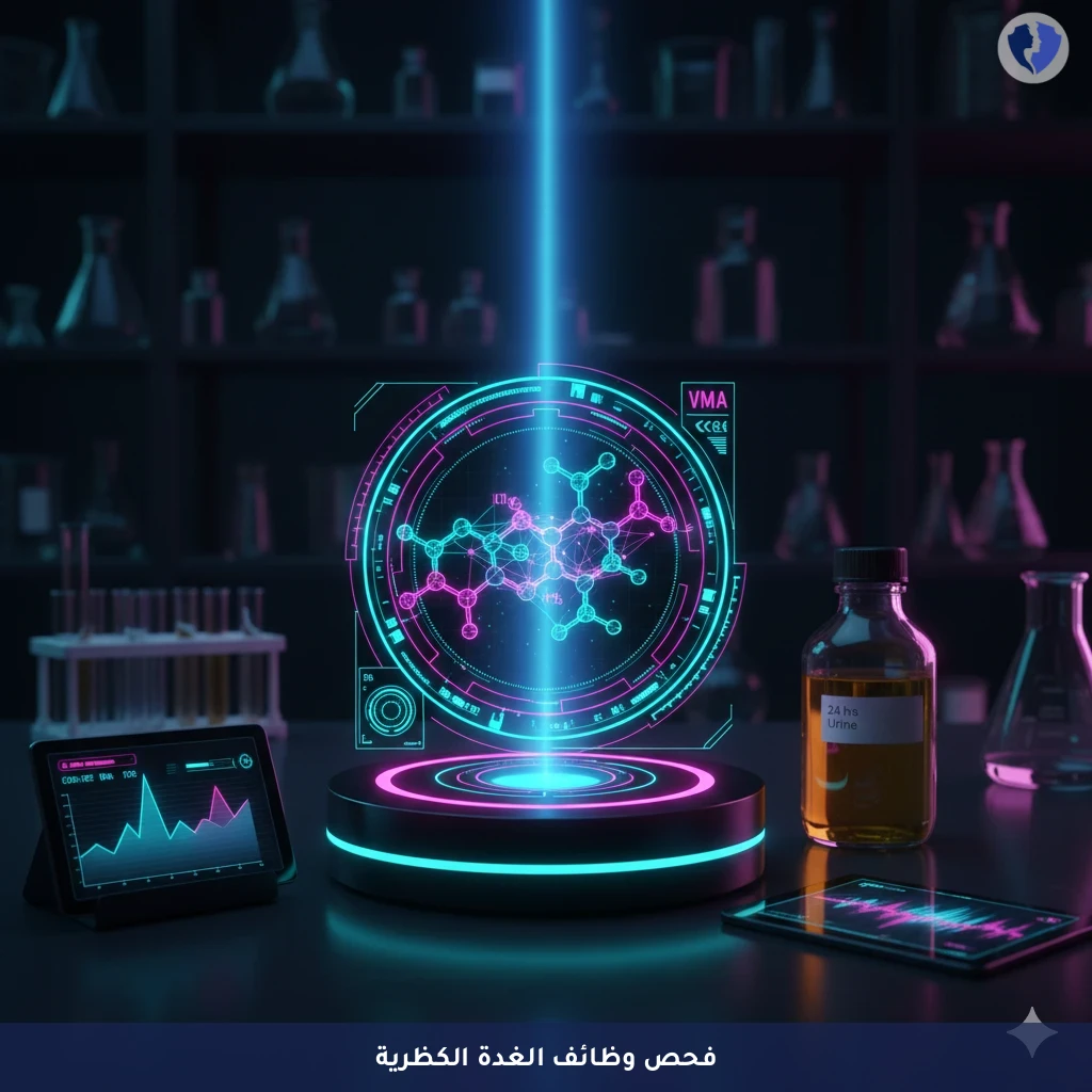 فحص أورام الغدة الكظرية - تحليل حمض الفانيليل مانديليك في البول 24 ساعة (VMA)