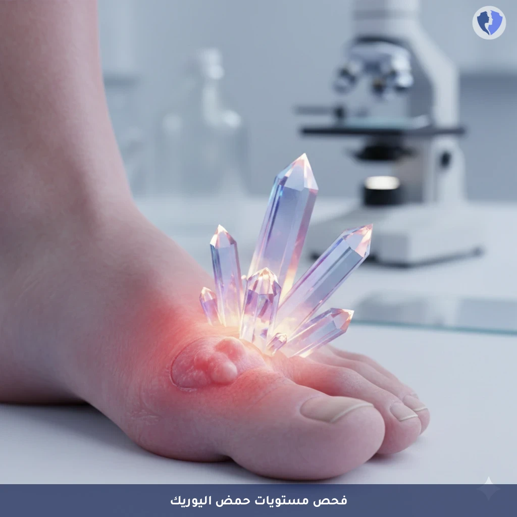 فحص حمض اليوريك - تحليل حمض اليوريك (Uric Acid)