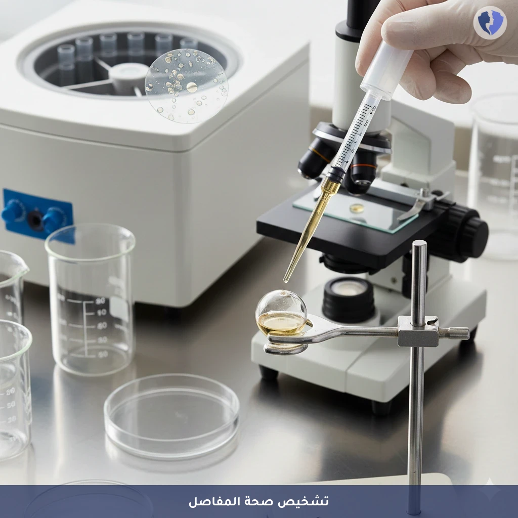 تحليل سائل المفاصل الشامل - تحليل سائل المفصل (Joint Fluid Analysis)