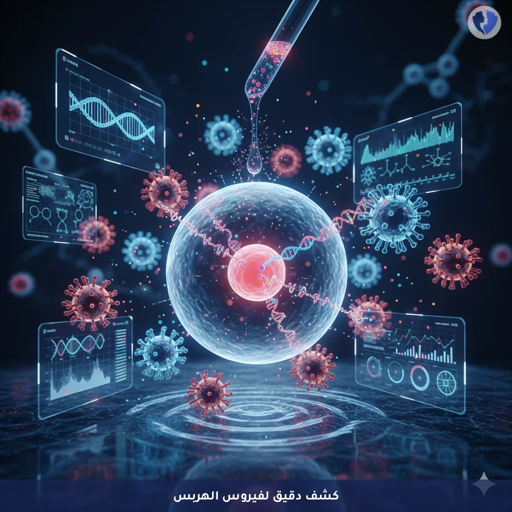 فحص فيروس الهربس بدقة PCR - تحليل فيروس الهربس البسيط النوع 1 و 2 (HSV 1&2) بتقنية (PCR)