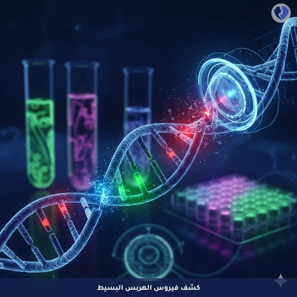 فحص فيروس الهربس بدقة PCR - تحليل فيروس الهربس البسيط النوع الأول والثاني (HSV 1 & 2) بتقنية (PCR)