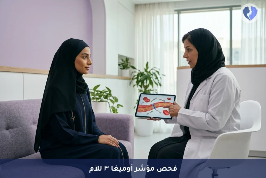 عززي صحتك النفسية بعد الولادة - تحليل مؤشر أوميغا 3 في كريات الدم الحمراء للأم (Omega-3 Index)