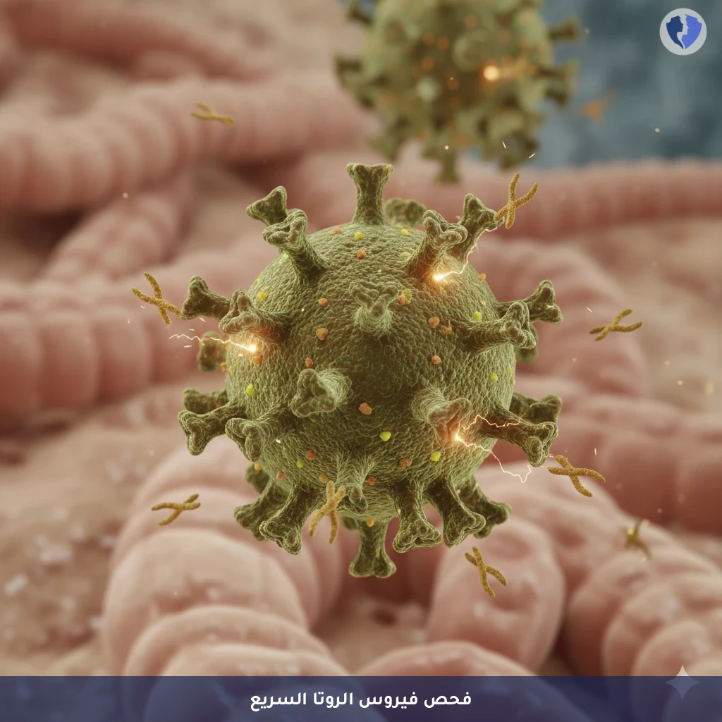 فحص فيروس الروتا السريع - تحليل مستضد فيروس الروتا في البراز (Rotavirus Antigen)