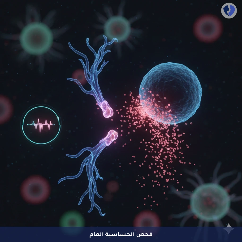 فحص الحساسية العام (IgE) - تحليل مستوى الأجسام المضادة الكلي للحساسية (Total IgE)