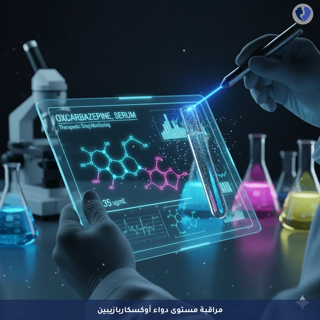 مراقبة مستوى دواء الصرع بالدم - تحليل مستوى دواء أوكسكاربازيبين في الدم (Oxcarbazepine)