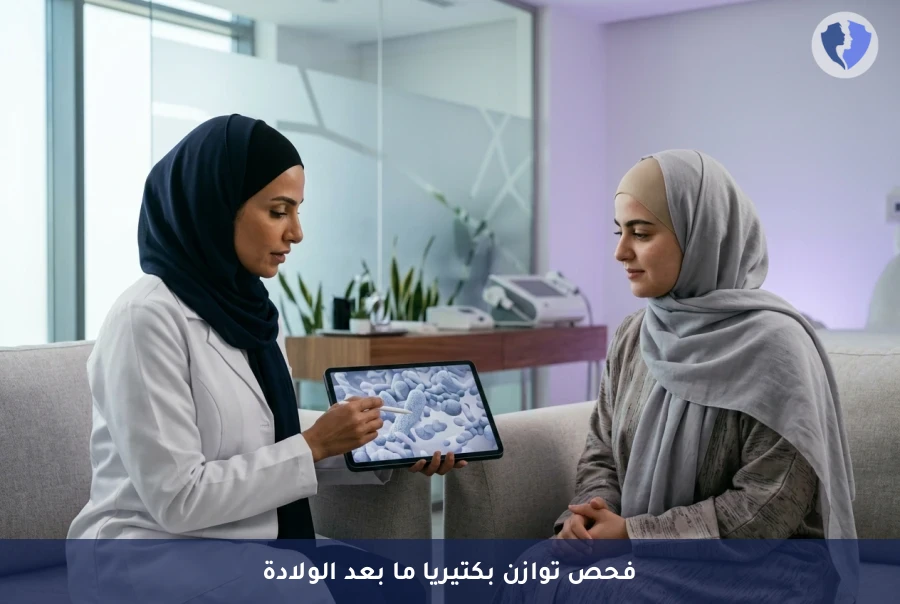استعيدي توازنك بعد الولادة - تحليل ميكروبيوم الفم والمهبل بعد الولادة