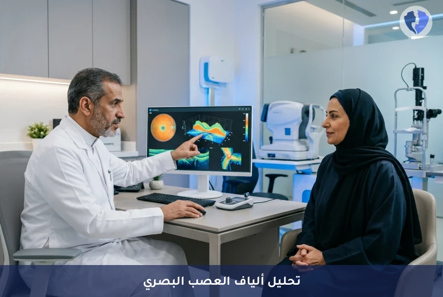 احمِ نظرك بفحص العصب البصري - تصوير ألياف العصب البصري (RNFL)