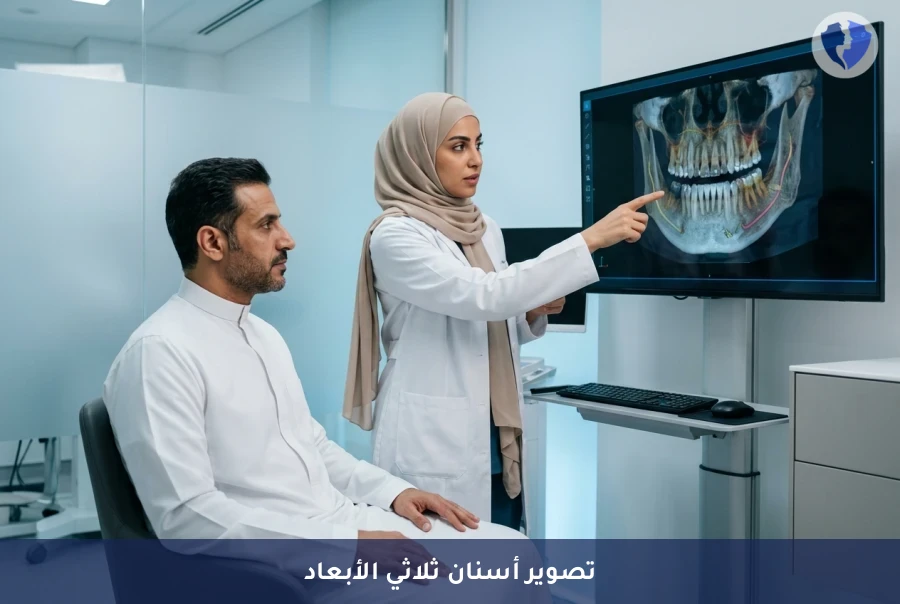 تصوير ثلاثي الأبعاد لابتسامة مثالية - تصوير الأشعة المقطعية ثلاثية الأبعاد للأسنان (CBCT)