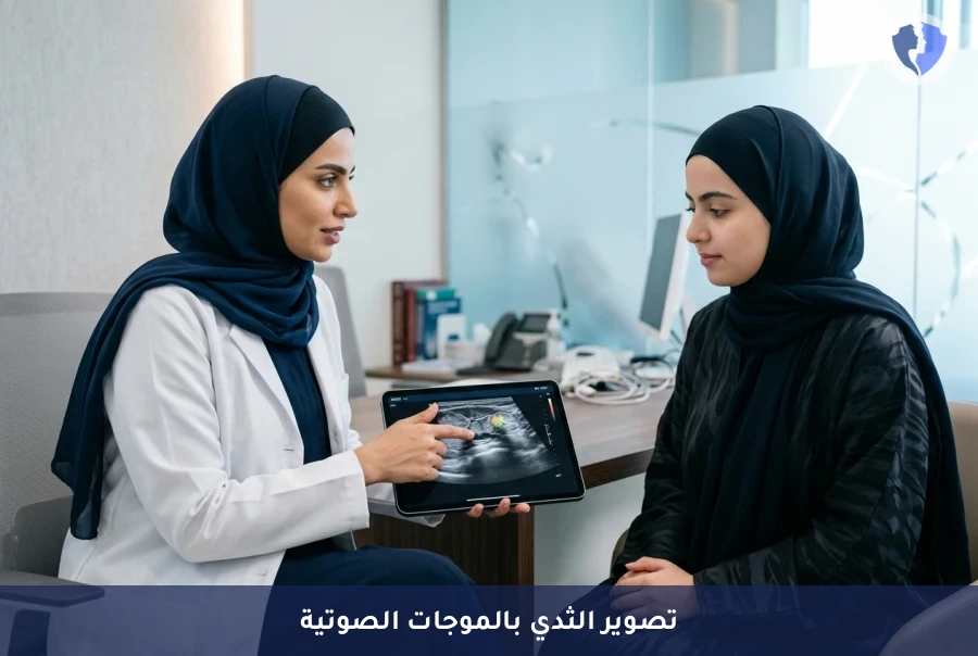 اطمئني على صحتك مع سونار الثدي الدقيق - تصوير الثدي بالموجات فوق الصوتية (Breast Ultrasound)