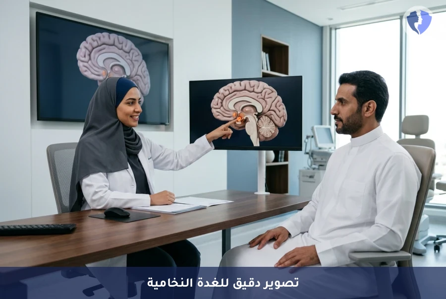 كشف دقيق لأورام الغدة النخامية - تصوير الرنين المغناطيسي الديناميكي للغدة النخامية (Dynamic MRI Pituitary)