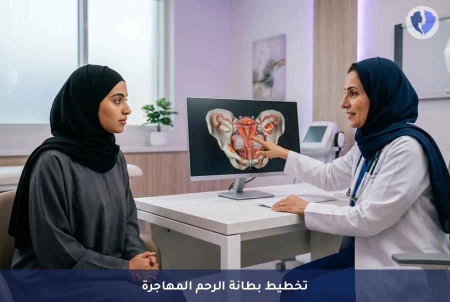 خريطة دقيقة لبطانة الرحم المهاجرة - تصوير الرنين المغناطيسي لبطانة الرحم المهاجرة العميقة (DIE)