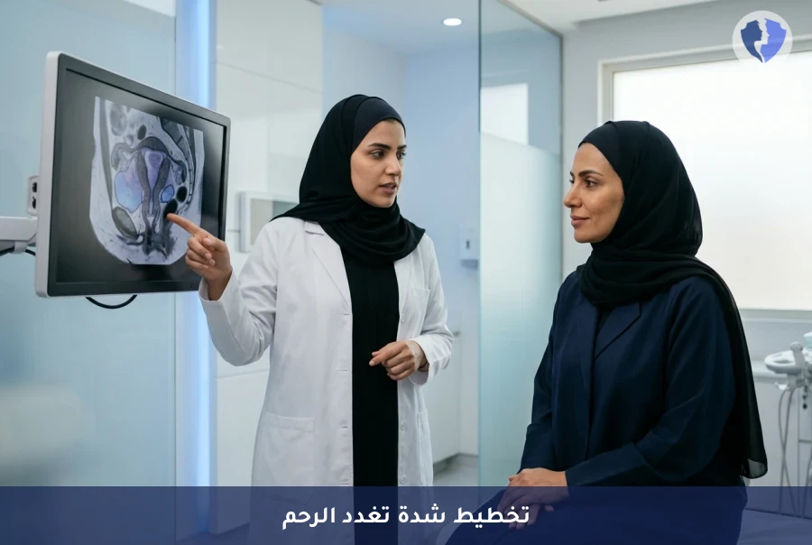 رنين مغناطيسي لتشخيص تغدد الرحم - تصوير الرنين المغناطيسي لتخطيط شدة تغدد الرحم (Adenomyosis Mapping)