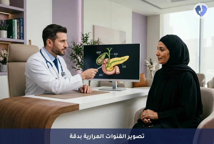 دقة تصوير القنوات المرارية والبنكرياس - تصوير الرنين المغناطيسي للقنوات المرارية والبنكرياس (MRCP)