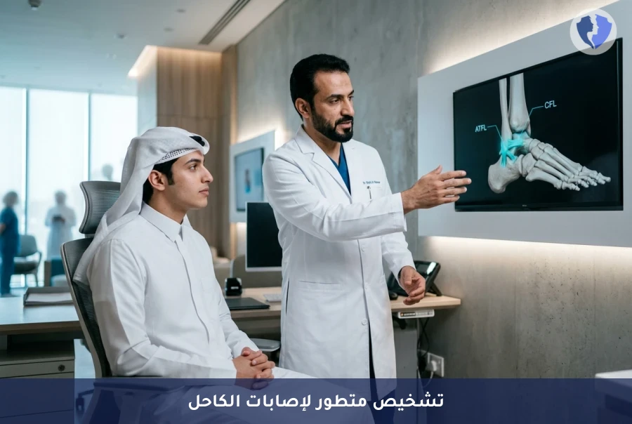 اطمئن على سلامة أربطة كاحلك - تصوير الرنين المغناطيسي لمفصل الكاحل (بروتوكول الأربطة)