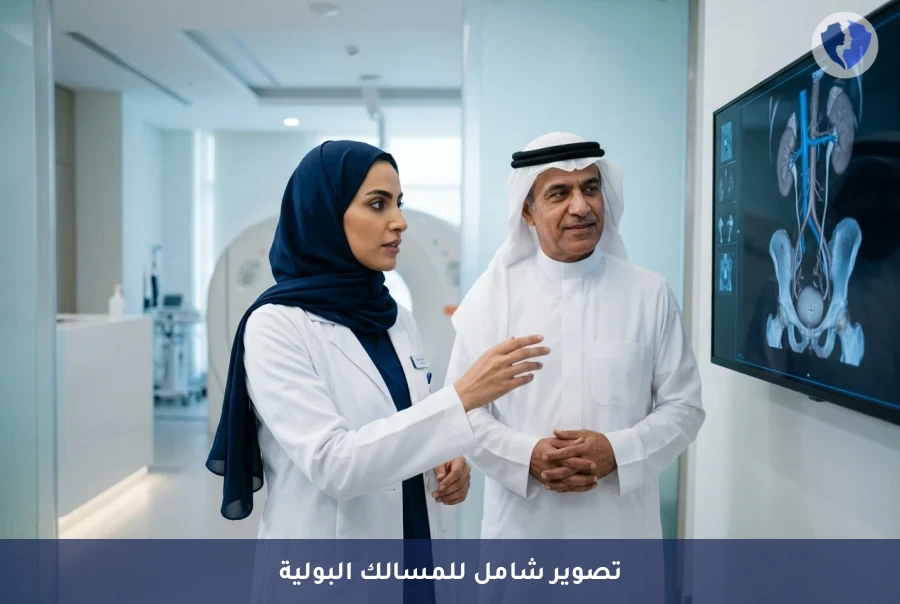 فحص شامل ودقيق للمسالك البولية - تصوير المسالك البولية بالأشعة المقطعية متعدد المراحل (CTU)