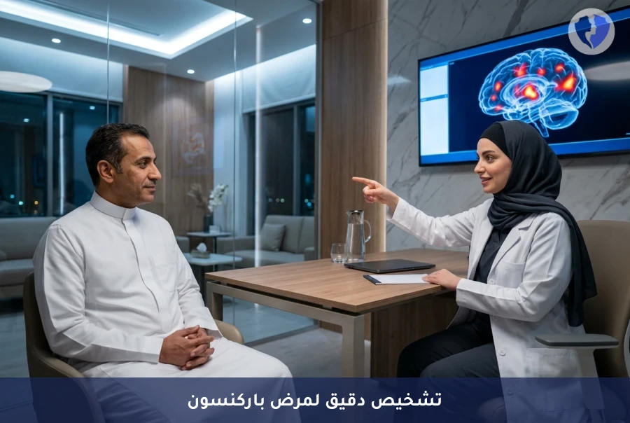 دقة تشخيص الرعاش وباركنسون - تصوير المسح الذري للدماغ (DaTscan) بتقنية SPECT