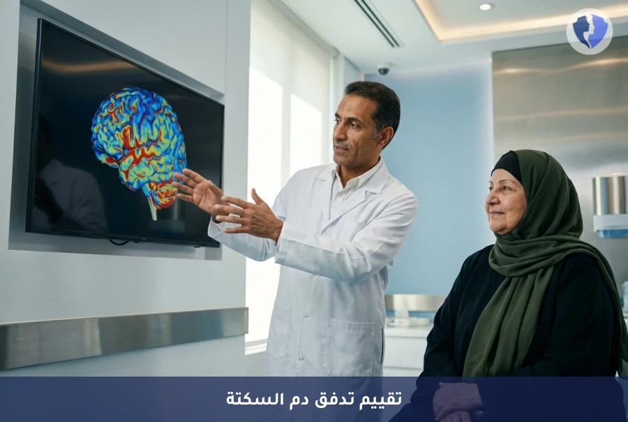 تقييم تروية الدماغ بدقة - تصوير تروية الدماغ بالأشعة المقطعية (CT Brain Perfusion)