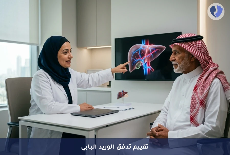 اطمئن على كفاءة دورتك البابية - تصوير دوپلر الوريد البابي والكبد