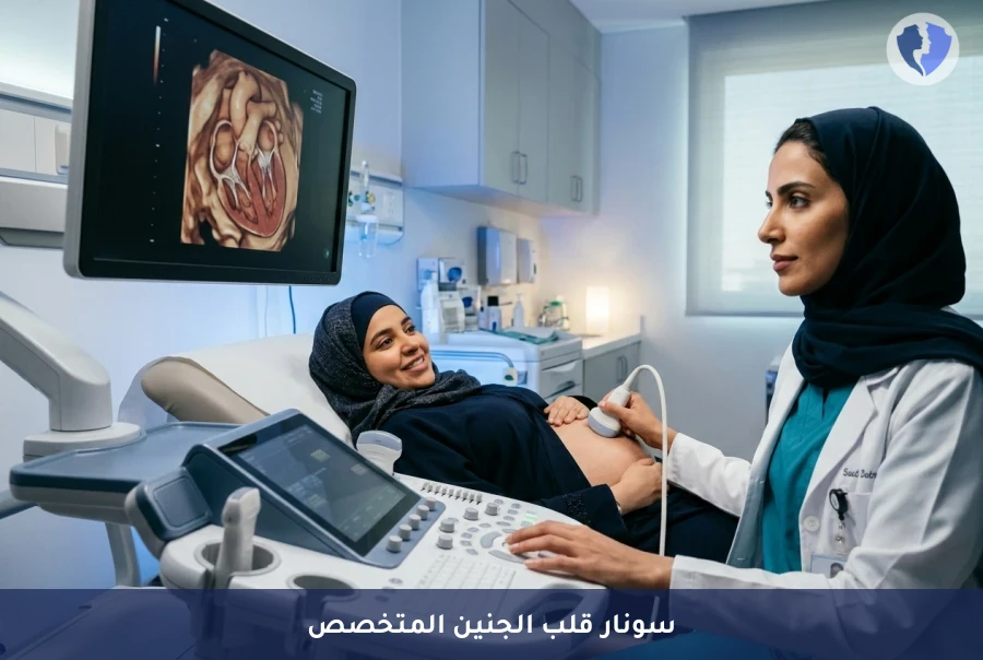 اطمئن على صحة قلب جنينك - تصوير سونار على قلب الجنين (Fetal Echocardiography)