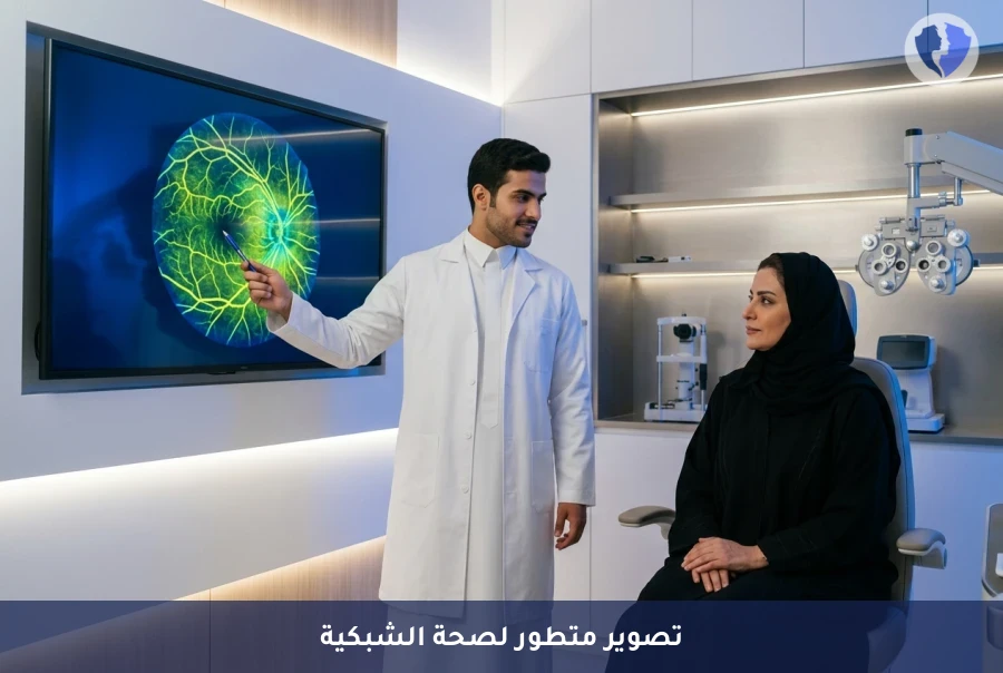 رؤية أوضح لصحة شبكية عينك - تصوير قاع العين بالفلور الذاتي (FAF)