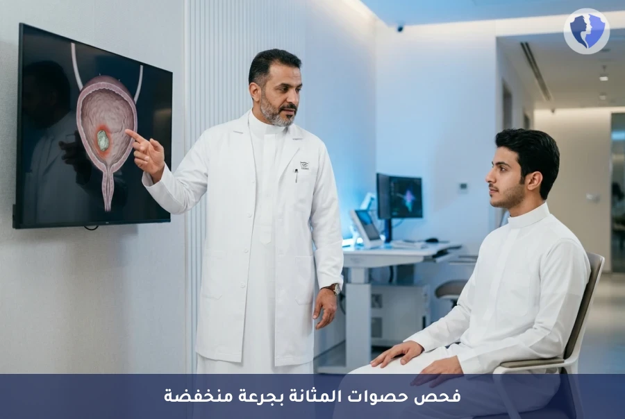 كشف دقيق لحصوات المثانة - تصوير مقطعي (CT KUB) لحصوات المثانة بجرعة منخفضة