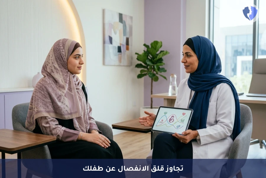 اطمئني على راحتك النفسية - تقييم القلق من انفصال الأم عن الرضيع (MSAA)