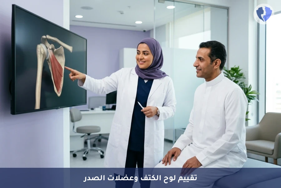استعد توازن حركتك وكتفك - تقييم حركة لوح الكتف وضيق عضلة الصدر الصغيرة